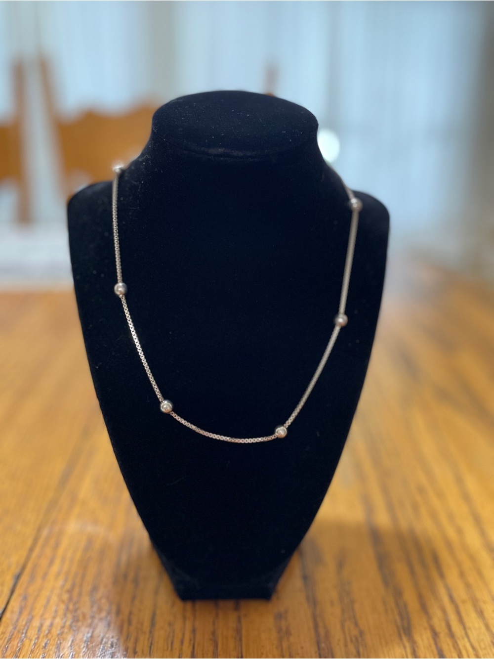 925 Sterling Silver Necklace EUC.